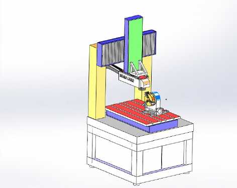 3D Beschriftungslaser schr�ge Seitenansicht von links oben