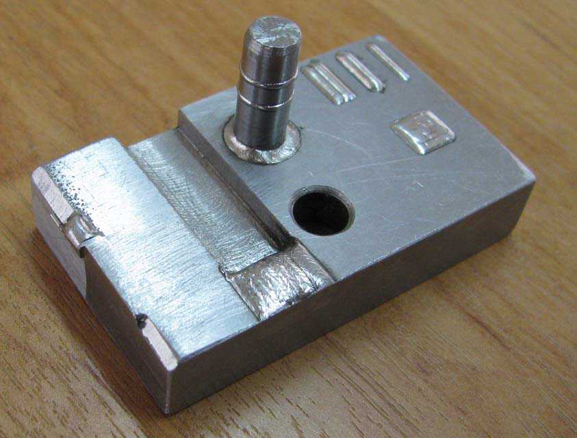 Werkst�ck mit Progeschwei�ungen